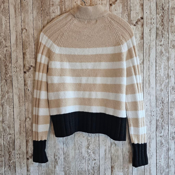 Women's Raffaella Sweater, S/P, Beige & Black - Picture 7 of 7